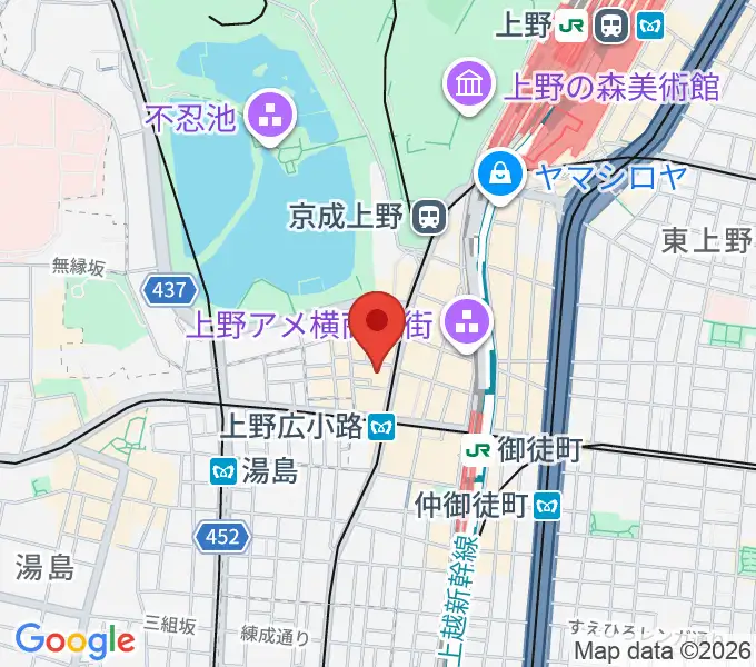 フォーク居酒屋 旅のつづきの地図