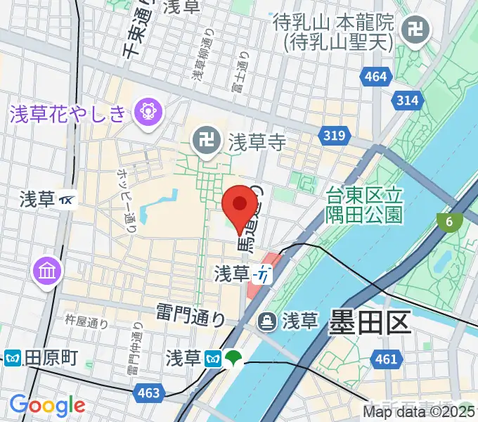 ライブ・バー舵輪の地図