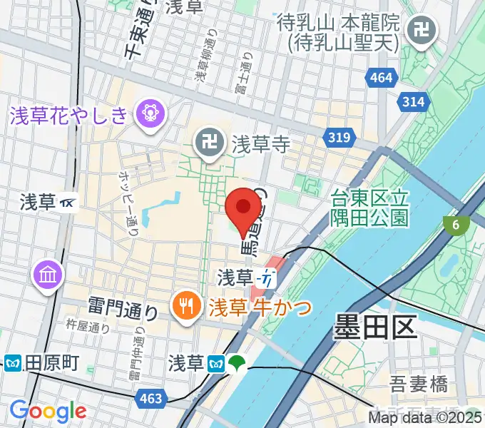 ライブ・バー舵輪の地図