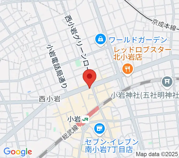 小岩オルフェウスの地図