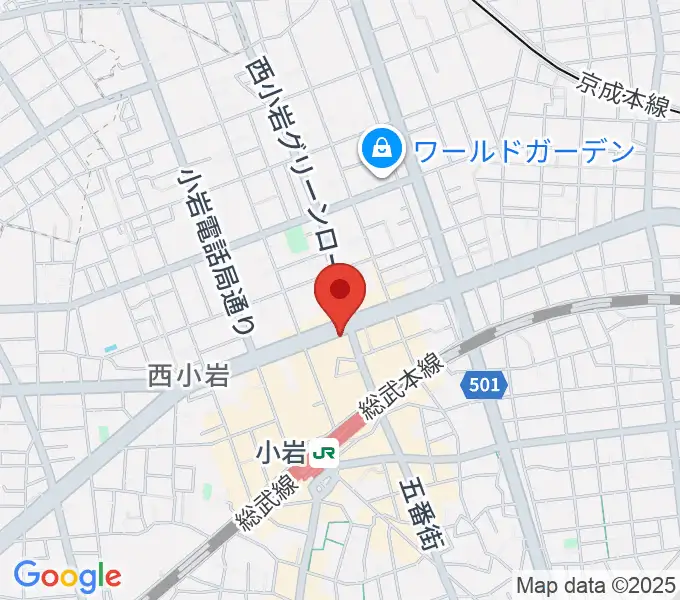 小岩オルフェウスの地図