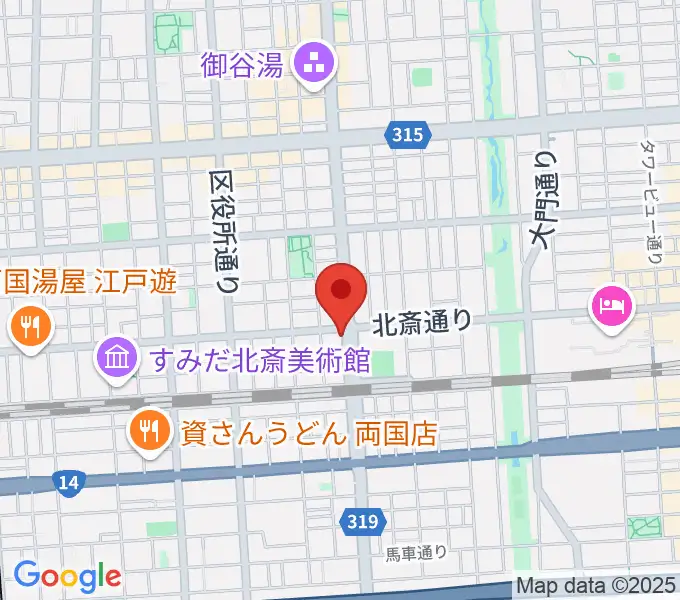 錦糸町J-flowの地図