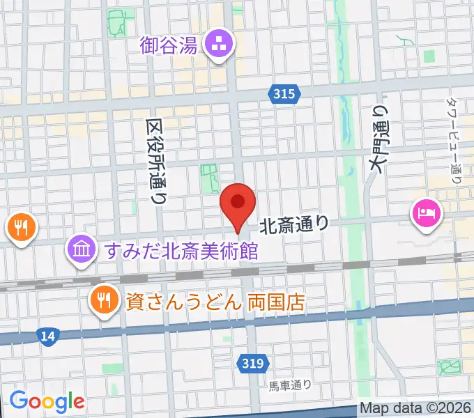 錦糸町J-flowの地図