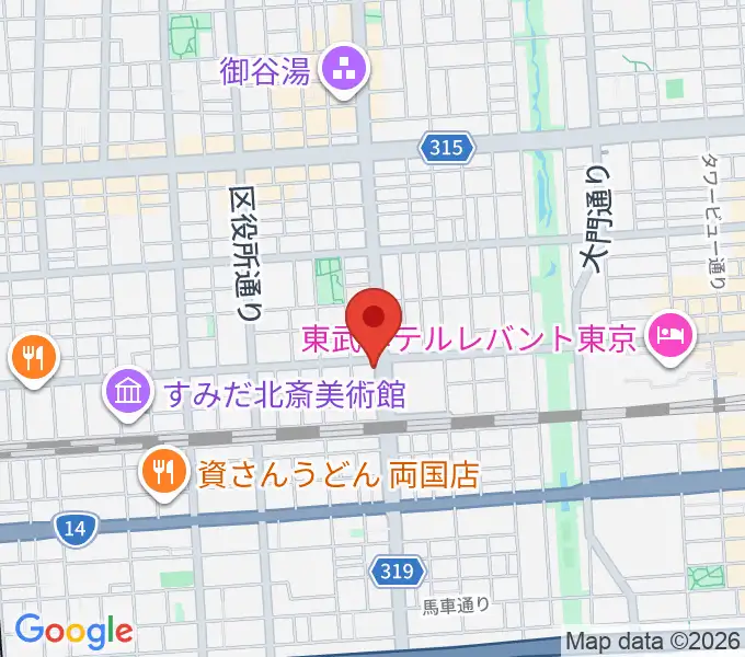 錦糸町J-flowの地図