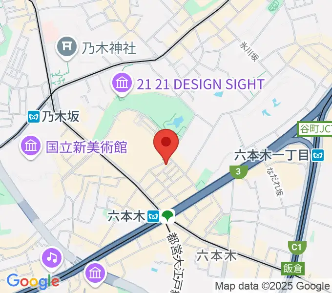 六本木ライブハウスＺの地図