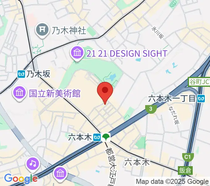 六本木ライブハウスＺの地図