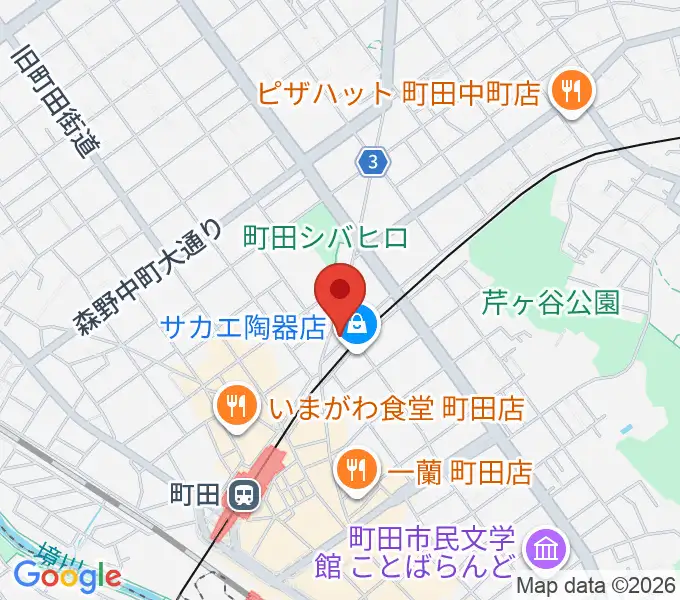町田The Play Houseの地図