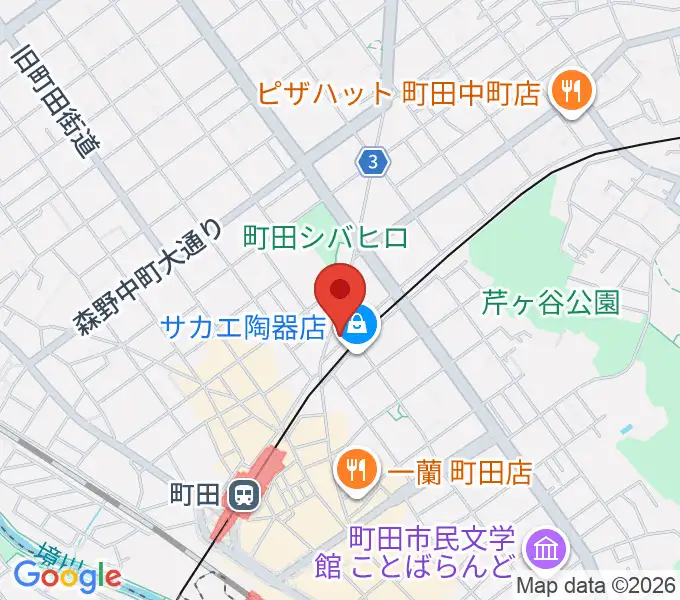 町田The Play Houseの地図