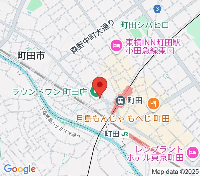 町田ニカズの地図