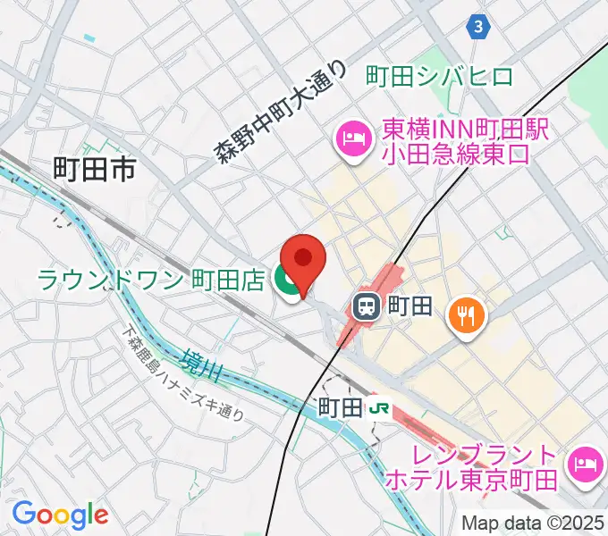 町田ニカズの地図