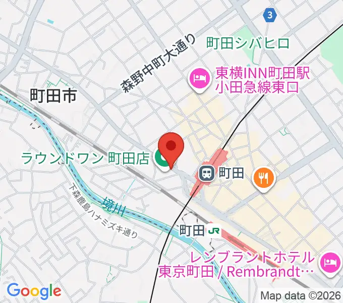 町田ニカズの地図