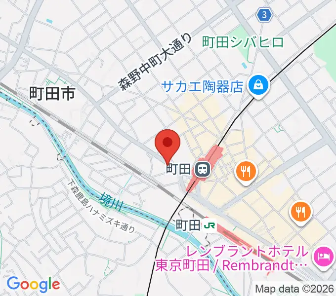 町田ニカズの地図
