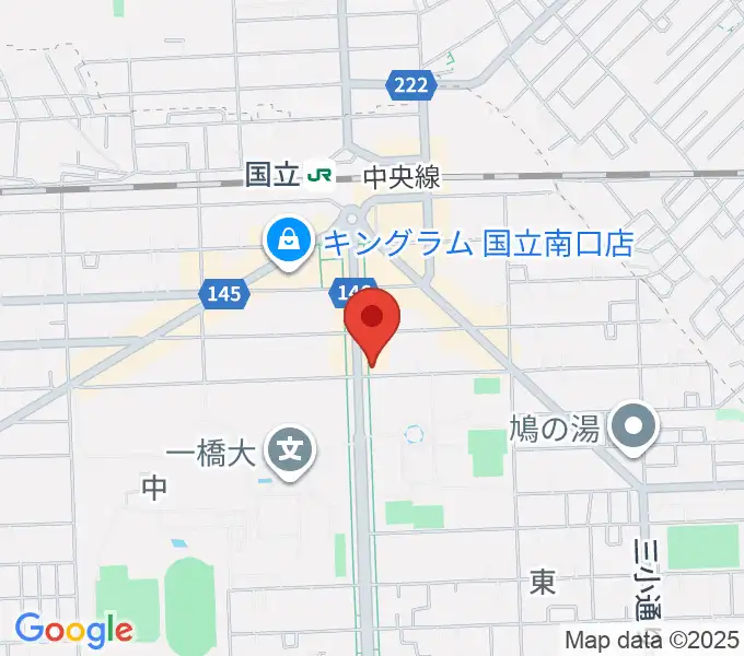 国立 地球屋の地図