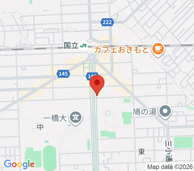 国立 地球屋の地図