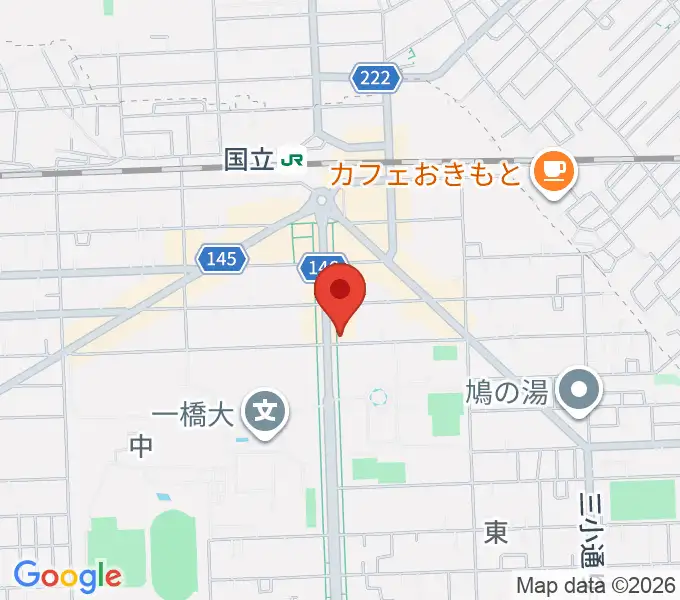 国立 地球屋の地図