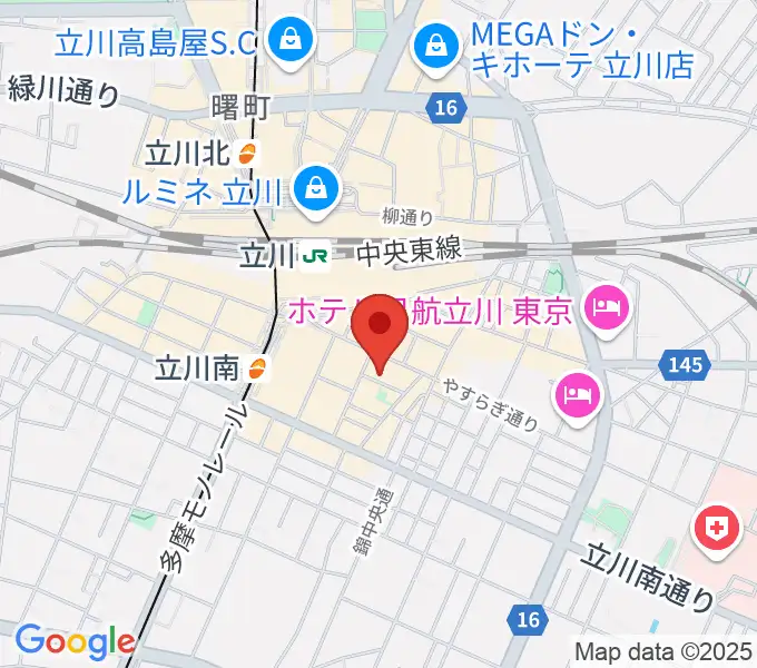 立川Heart Beatの地図