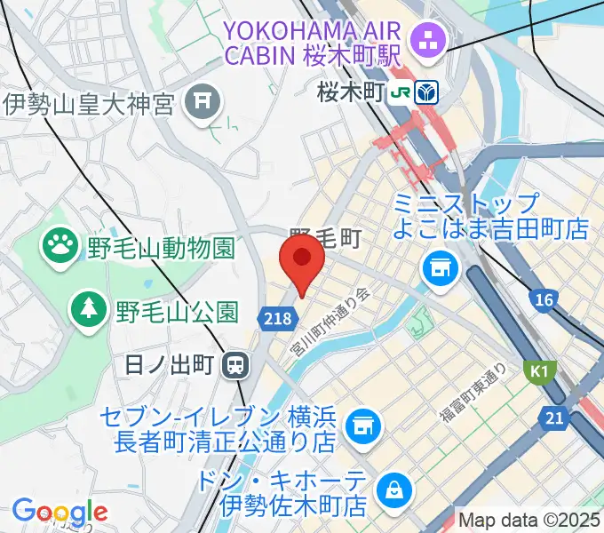 Sam's Barの地図