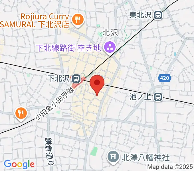 下北沢GARDENの地図