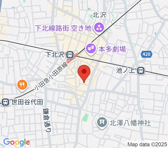 下北沢デイジーバーの地図