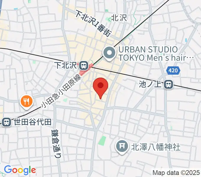 下北沢デイジーバーの地図