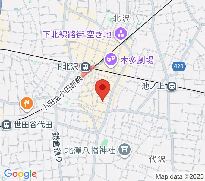 下北沢デイジーバーの地図