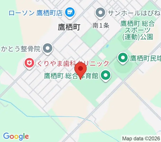 たかすメロディーホールの地図