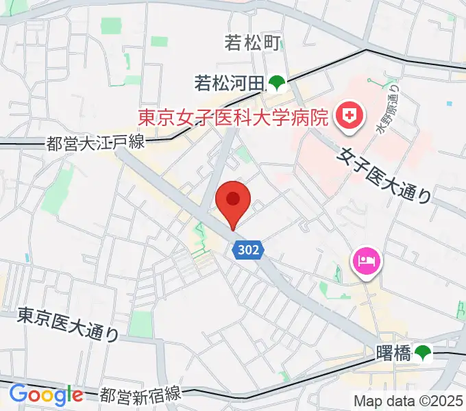 ミュージカルドッグスタジオの地図