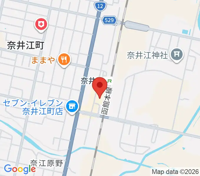 奈井江町文化ホール コンチェルトホールの地図