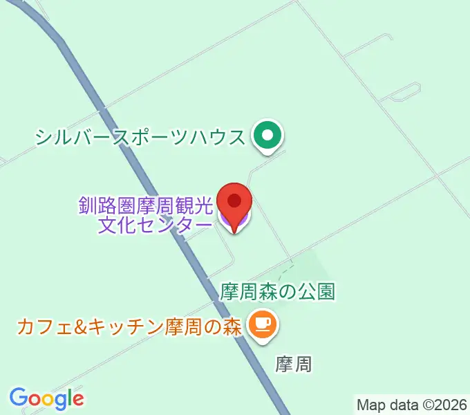 釧路圏摩周観光文化センターの地図