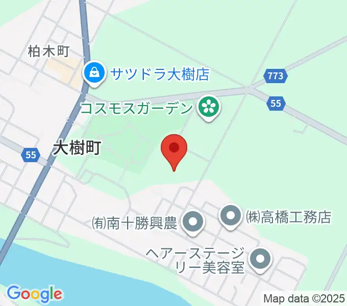大樹町生涯学習センターの地図