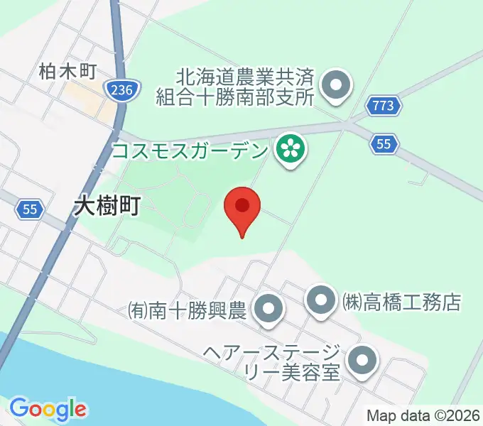 大樹町生涯学習センターの地図