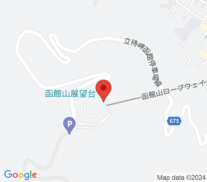 函館山クレモナホールの場所