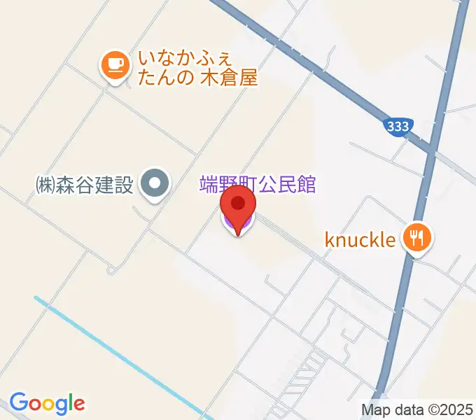 端野町公民館の地図