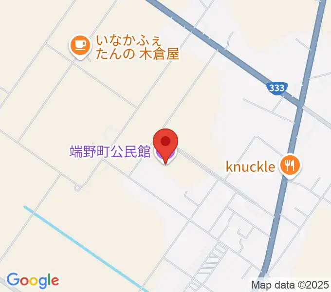 端野町公民館の地図