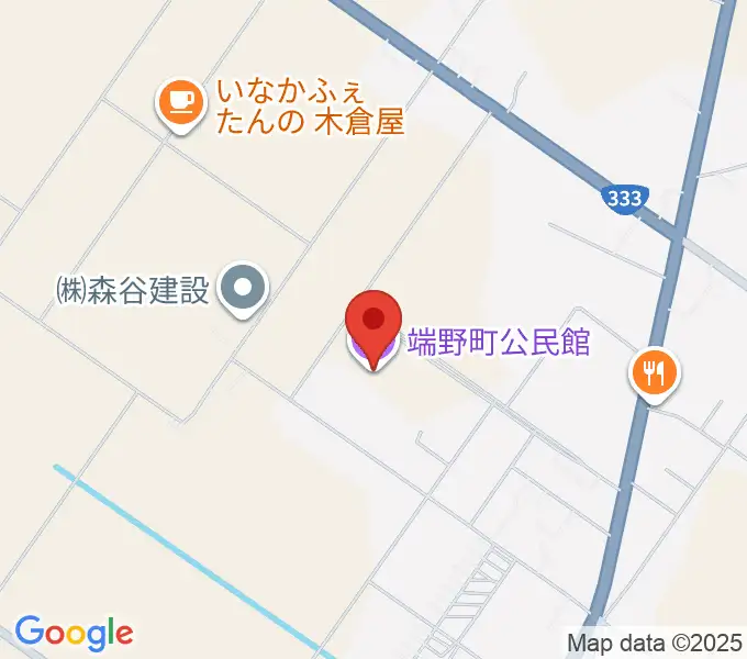 端野町公民館の地図