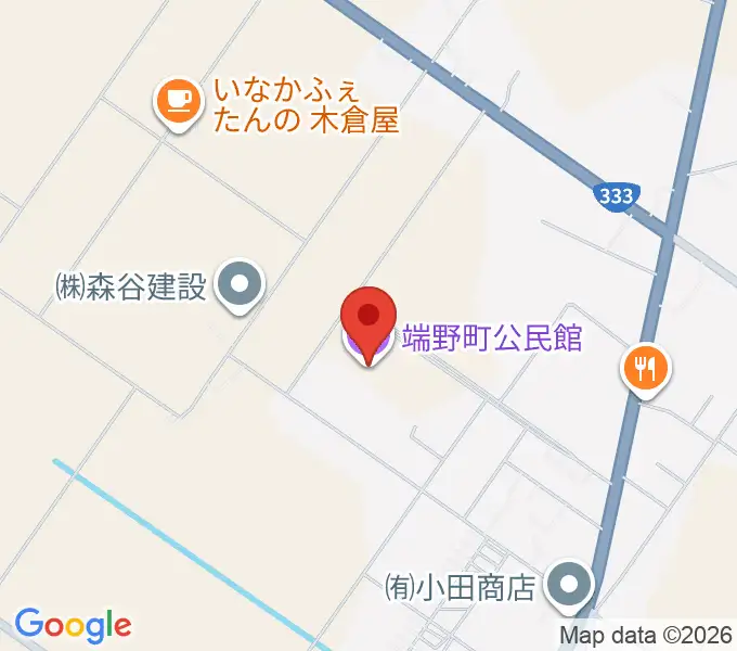 端野町公民館の地図