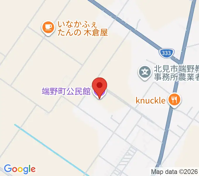 端野町公民館の地図