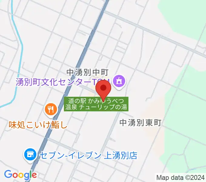 湧別町文化センターTOMの地図