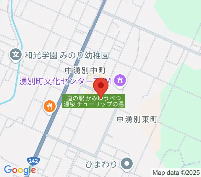 湧別町文化センターTOMの地図