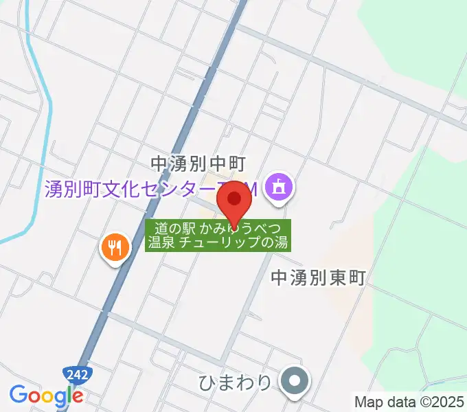 湧別町文化センターTOMの地図