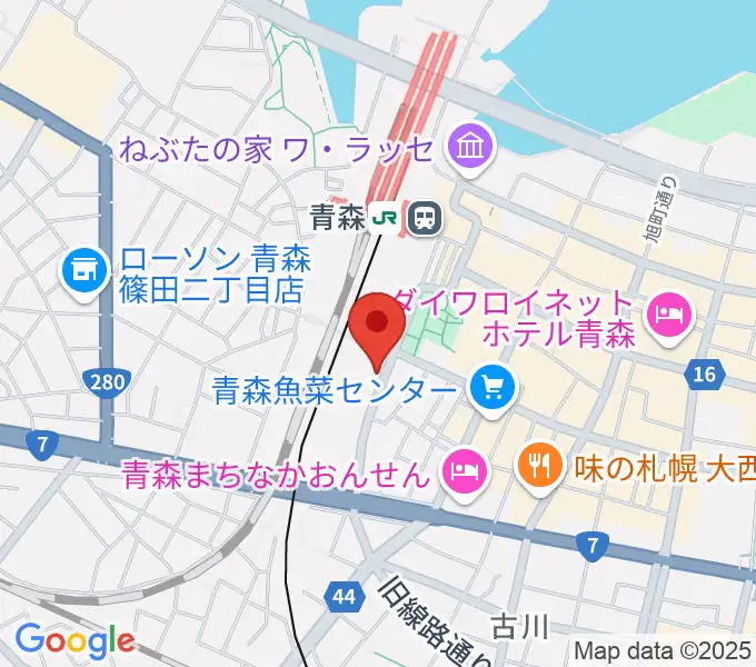リンクモア平安閣市民ホールの地図