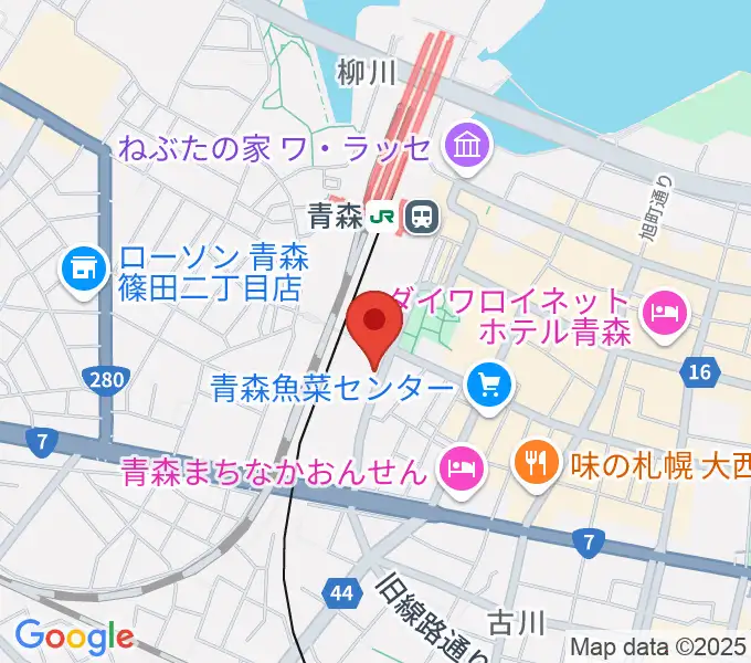 リンクモア平安閣市民ホールの地図