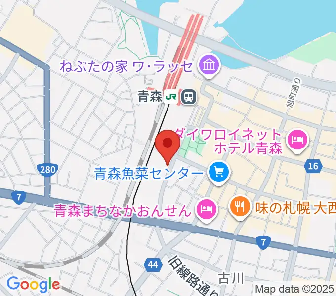 リンクモア平安閣市民ホールの地図