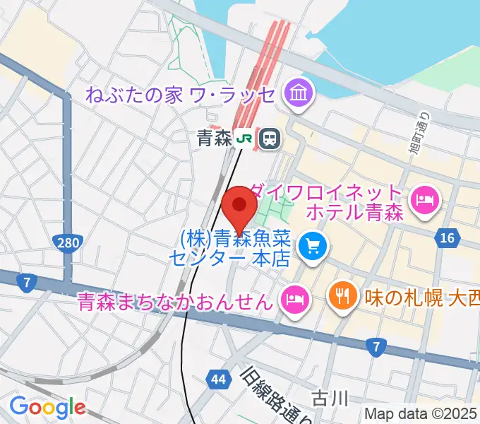 リンクモア平安閣市民ホールの地図