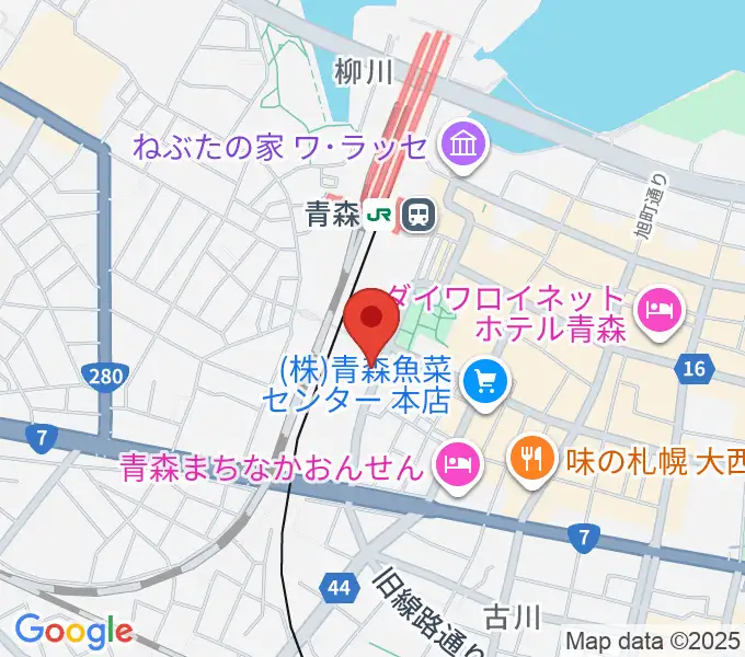 リンクモア平安閣市民ホールの地図