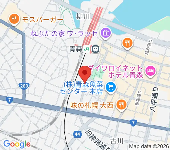 リンクモア平安閣市民ホールの地図