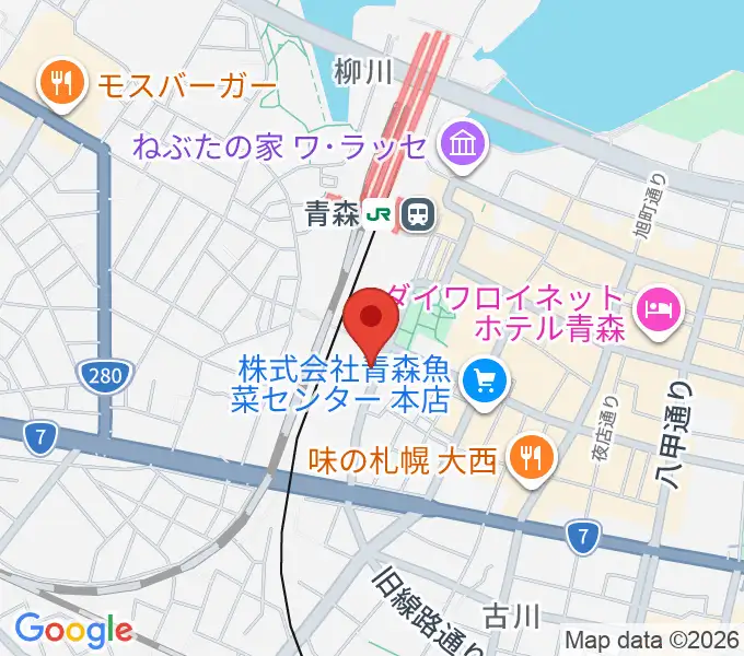 リンクモア平安閣市民ホールの地図