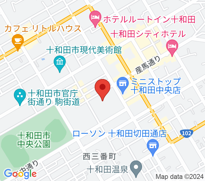 十和田市民文化センターの場所