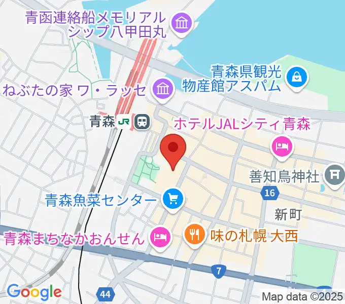 青森市男女共同参画プラザ カダールの地図
