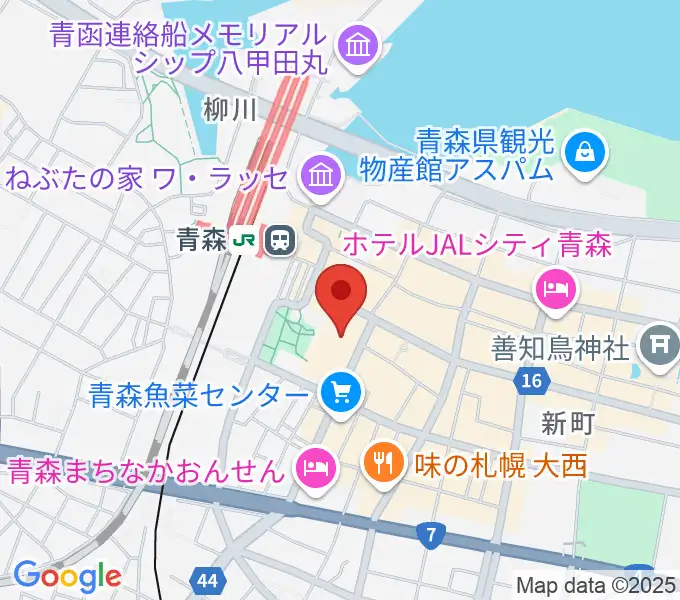 青森市男女共同参画プラザ カダールの地図